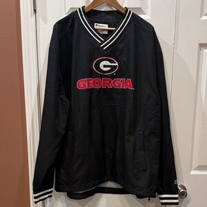 CHAMPION UGA OVAL G
PULLOVER JACKET - BLACK MEN’s XL